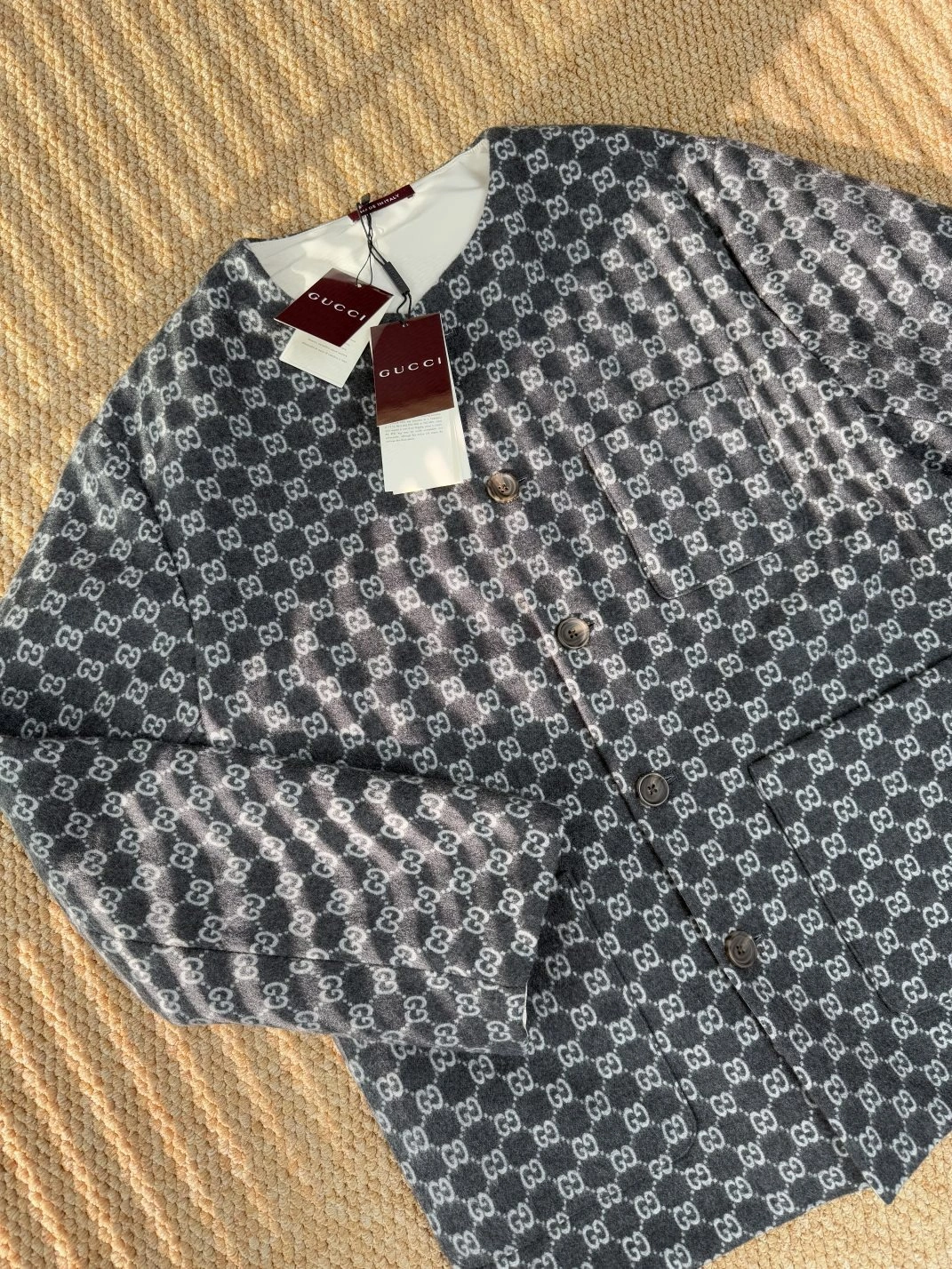 wg.luxury- 6u33i 100％ wool oversized item:D-F409L2313